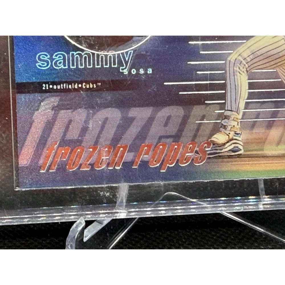 Sammy Sosa 1999 Upper Deck Ultimate Victory Frozen Ropes Chicago Cubs MLB Card